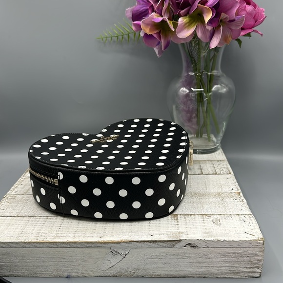 Nwt Kate spade love shack polka dot heart crossbody bag - Picture 6 of 10